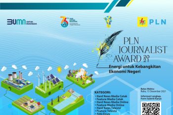 Apresiasi insan pers nasional, PLN journalist award 2021 kembali digelar