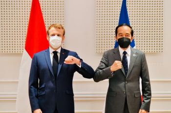 Presiden Joko Widodo apresiasi kerja sama pertahanan Indonesia-Prancis