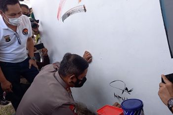 Kapolda Lampung buka Festifal Mural di PKOR Way Halim