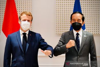 Presiden Jokowi apresiasi kerja sama pertahanan Indonesia dengan Prancis