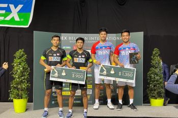 Pram/Yere tundukkan Fajar/Rian di perempat final Hylo Open 2021