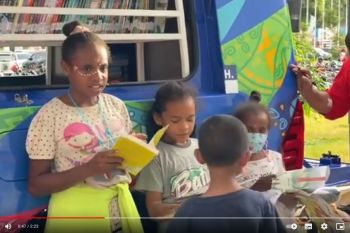 Perpustakaan keliling, tumbuhkan minat baca di PON Papua