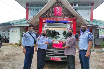 Rutan Lubuk Sikaping terima satu unit Bus Trans Pemasyarakatan bantuan Ditjenpas