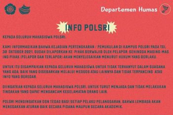 Mahasiswa Politeknik Sriwijaya Palembang diminta tak terprovokasi peristiwa perkelahian