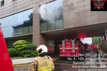 Gedung Basarnas terbakar diduga karena mengalami korsleting listrik
