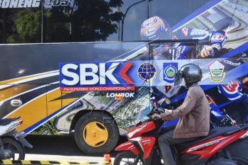 Bus untuk penonton WSBK Mandalika