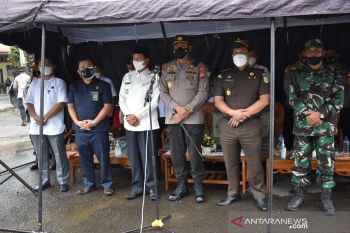 Percepatan vaksinasi, Polres Pasbar gelar vidcon dengan Kapolri dan Panglima TNI