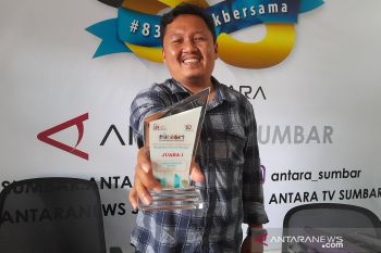 Pewarta Antara Biro Sumbar juara 1 lomba karya jurnalistik OJK