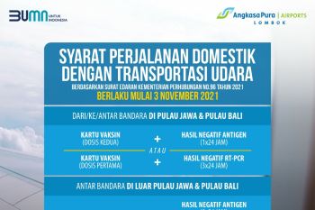 Naik pesawat di Bandara Lombok bisa gunakan Antigen