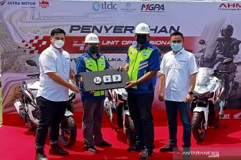 AHM serahkan 40 unit kendaraan operasional "Marshal" WSBK Mandalika