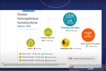 Sebanyak ini orang kehilangan pekerjaan di Sumbar akibat COVID-19, menurut BPS