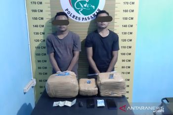 Polres Pasaman tangkap dua warga Madina karena diduga kurir narkoba