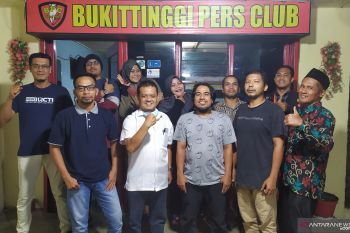 Iwan Rakelta terpilih jadi Ketua Bukittinggi Pers Club 2021-2024