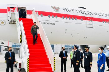 Presiden tiba di Indonesia, langsung jalani karantina