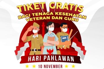 Sambut Hari Pahlawan, KAI Divre IV gratiskan guru, nakes, dan veteran naik kereta api
