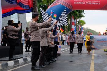 Konferensi Polwan Sedunia di Labuhan Bajo diawali Parade Negara