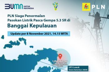 PLN Pastikan Kondisi Kelistrikan Aman Pasca Gempa 5,3 SR Guncang Banggai Kepulauan Sulawesi Tengah