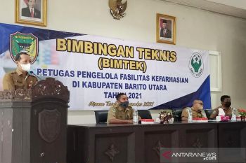Standarkan pelayanan, Barut  gelar bimtek  pengelola fasilitas kefarmasian
