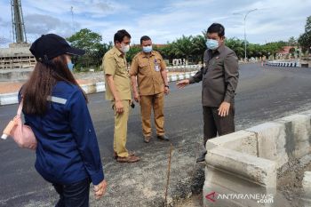 Bupati Bartim pantau perkembangan pembangunan penataan kota