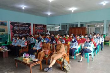 Lapas Rajabasa-Dinkes Bandarlampung beri penyuluhan kepada pelaku usaha
