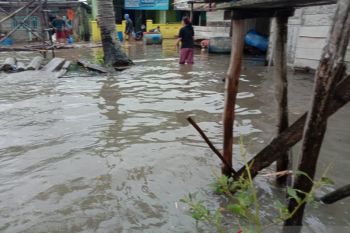 77 uit rumah warga Bangka Selatan terendam banjir