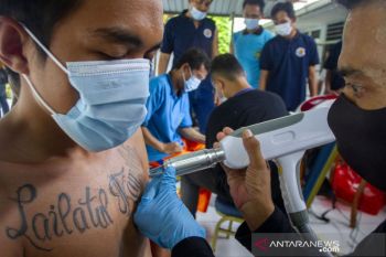 Program hapus tato di Lapas kelas II A Karawang