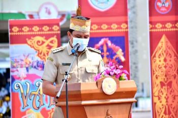 Bupati Lamandau sebut Festival Babukung sebagai upaya pelestarian seni budaya