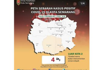 Only four active COVID-19 cases recorded in Semarang