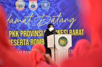 Tim PKK Sulbar belajar cara jalankan program masa pandemi COVID-19 di Sulsel