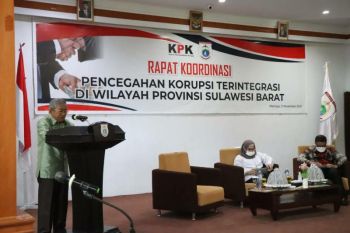 Sulbar dukung program pencegahan korupsi melalui aplikasi MCP