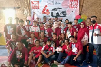 Komunitas Toyota Calya 'BekRay' adakan mini touring