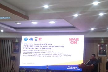 Kepala BNN Canangkan Desa dan Kelurahan Bersinar di Sulut