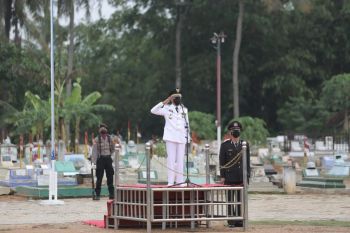 Pemkab Pringsewu gelar upacara peringatan Hari Pahlawan tahun 2021