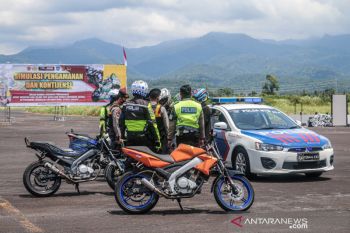 Polisi pastikan arus lalu lintas menuju WSBK berjalan lancar
