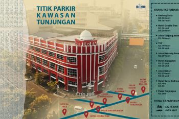 Dishub Surabaya berlakukan larangan parkir di kawasan wisata Jalan Tunjungan