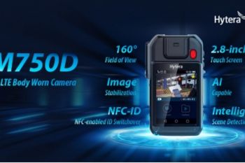 Hytera launches body worn camera VM750D for safe, smart and transparent communications
