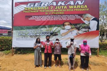 Projo dukung percepatan vaksinasi di kawasan perkebunan Kalteng
