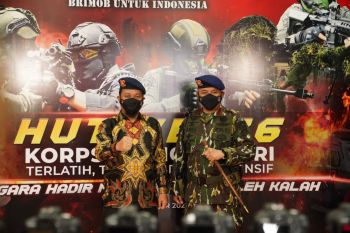 Plt Gubernur Sulsel harap Korps Brimob semakin profesional dan tangguh