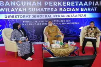 Kemenhub dorong pembukaan kembali jalur kereta api di Sumatera Barat