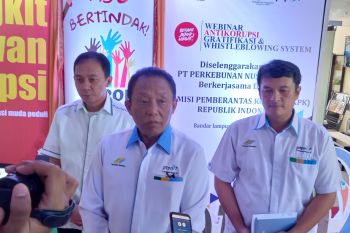 PTPN VII gandeng KPK gelar webinar antikorupsi