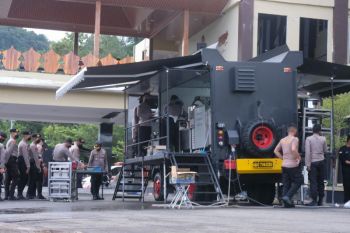 Brimob Polda Sulbar siagakan kendaraan dapur umum untuk antisipasi bencana