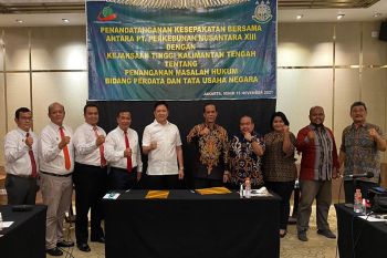 Kejati Kalteng dan PTPN XIII kerja sama pendampingan hukum