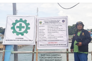 Masyarakat sesalkan proyek Rp6,4 M pelabuhan roro Singkep lamban dikerjakan