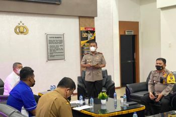 Antisipasi klaster baru penyebaran COVID-19 saat Nataru, Kapolres Sibolga gelar rakor