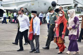Wapres Ma'ruf Amin meminta Sumut waspadai varian baru COVID-19