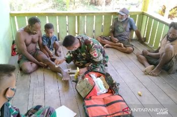 Pengobatan warga perbatasan RI-PNG