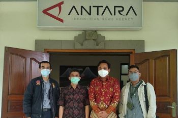 KPPU Kanwil IV kunjungi LKBN ANTARA Bali bahas regulasi pariwisata Pulau Dewata