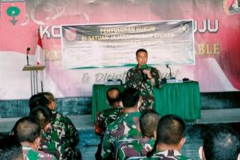 Kodim 1418 Mamuju lakukan penyuluhan hukum kepada personelnya