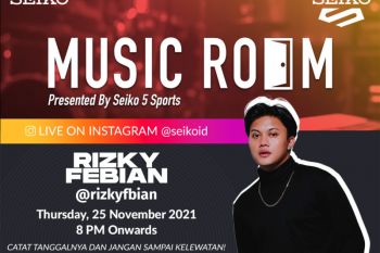 Rizky Febian di "Seiko MUSIC ROOM"