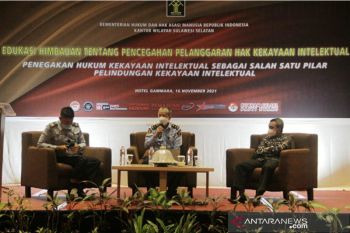 Kanwil Kemenkumham Sulsel gelar edukasi pencegahan pelanggaran HKI